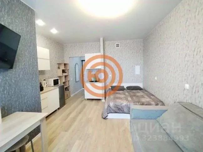 Студия Тюменская область, Тюмень ул. 2-я Луговая, 24к3 (27.0 м) - Фото 2