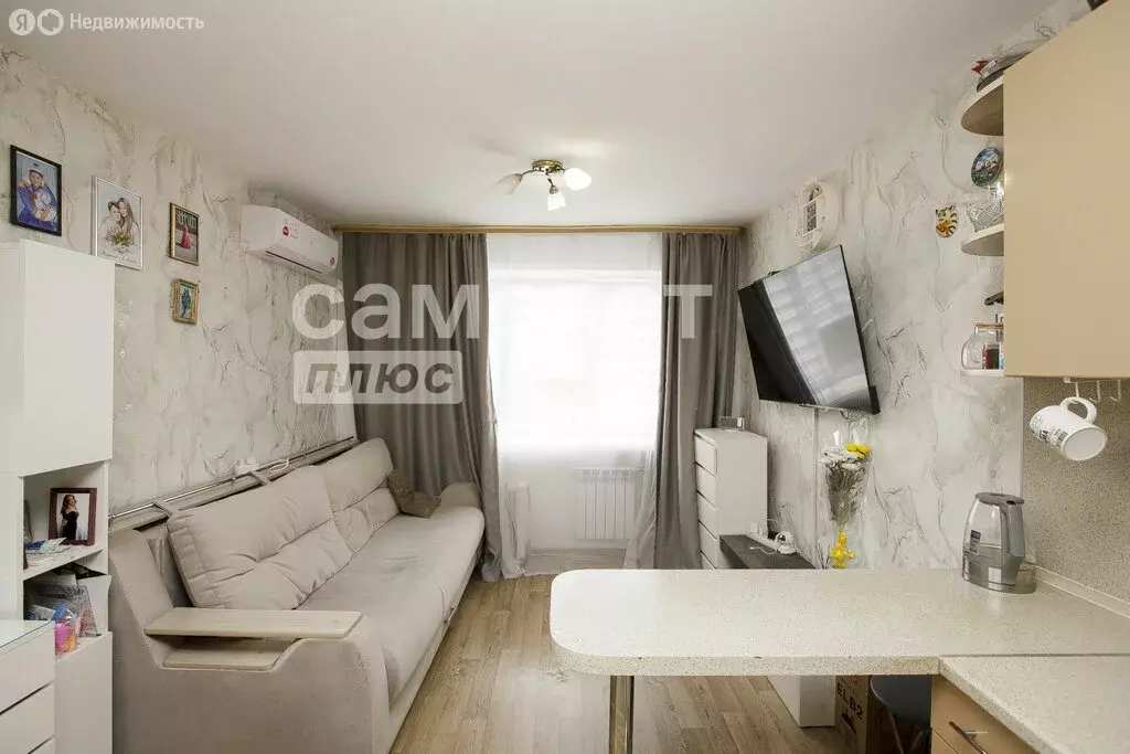 1к в -комнатной квартире (17.4 м) - Фото 2