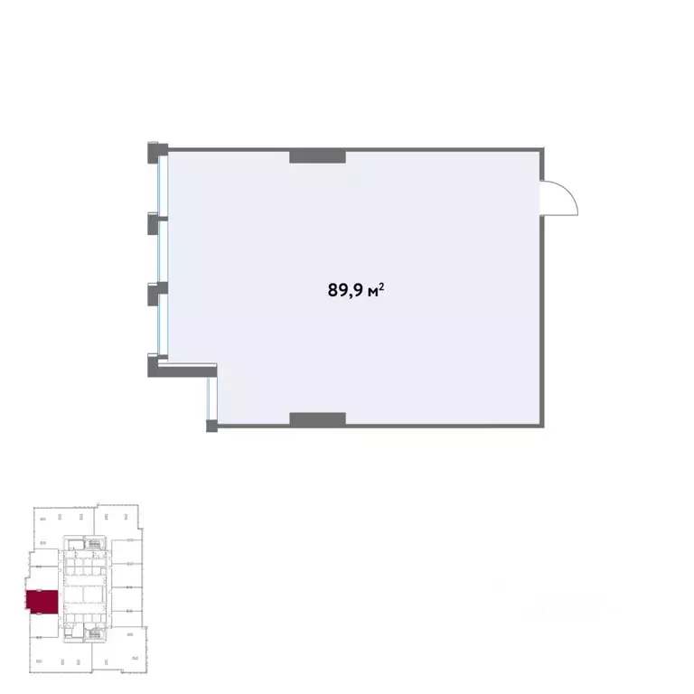 Офис в Москва Кинематографический кв-л,  (90 м) - Фото 2
