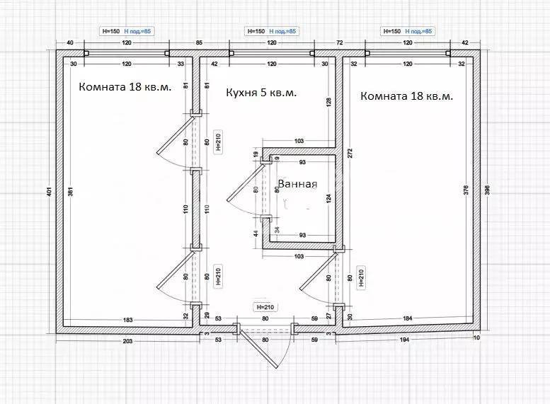 2-к кв. Челябинская область, Челябинск просп. Ленина, 24 (48.0 м) - Фото 2