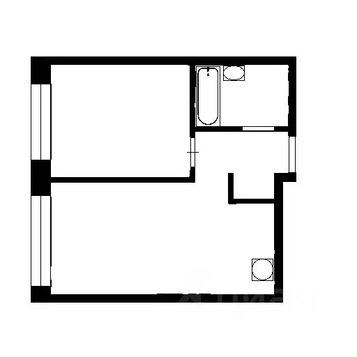 1-к кв. Московская область, Ленинский городской округ, д. Сапроново, ... - Фото 2