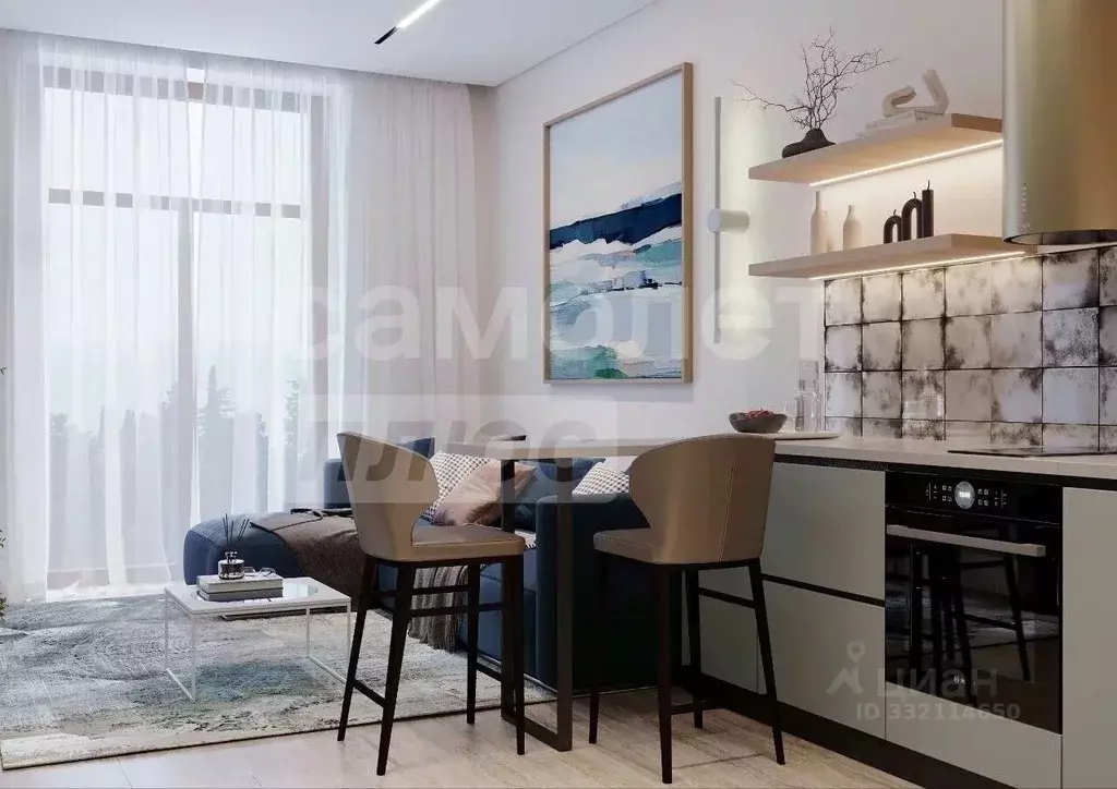 Студия Крым, Ялта ул. Московская, 15к3 (37.0 м) - Фото 1