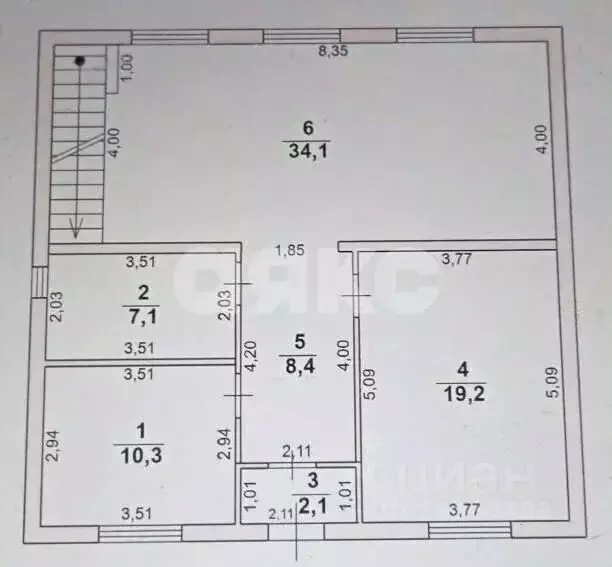 Дом в Липецкая область, Липецк Ново-Весовая ул., 31Б (170 м) - Фото 2