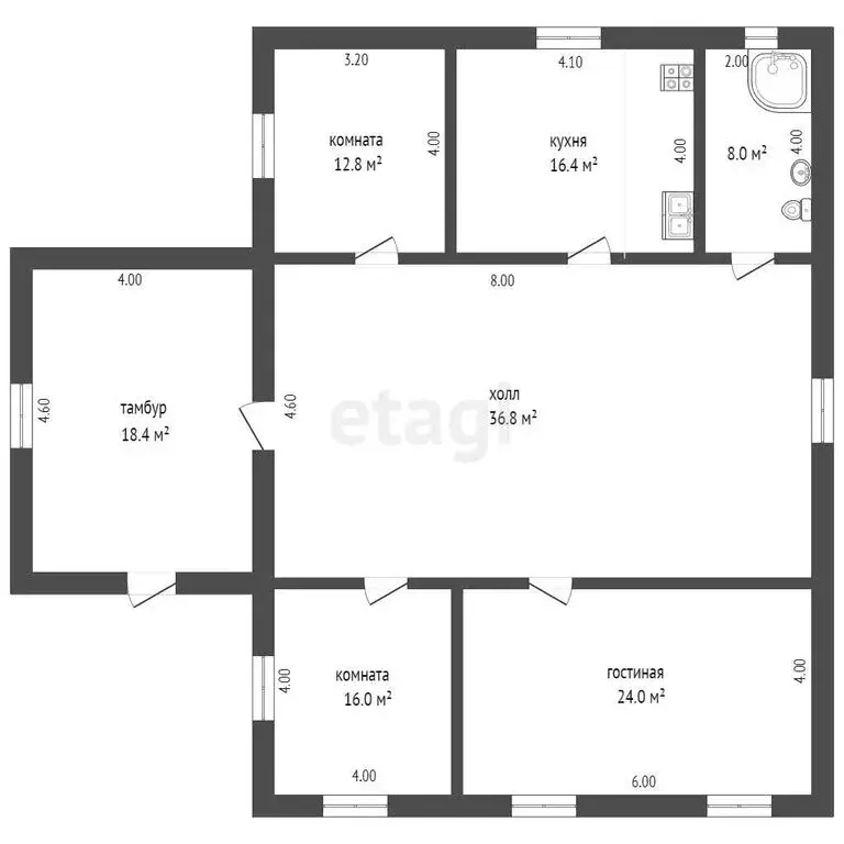 Дом в Ялуторовск, улица Озолина (140 м) - Фото 2