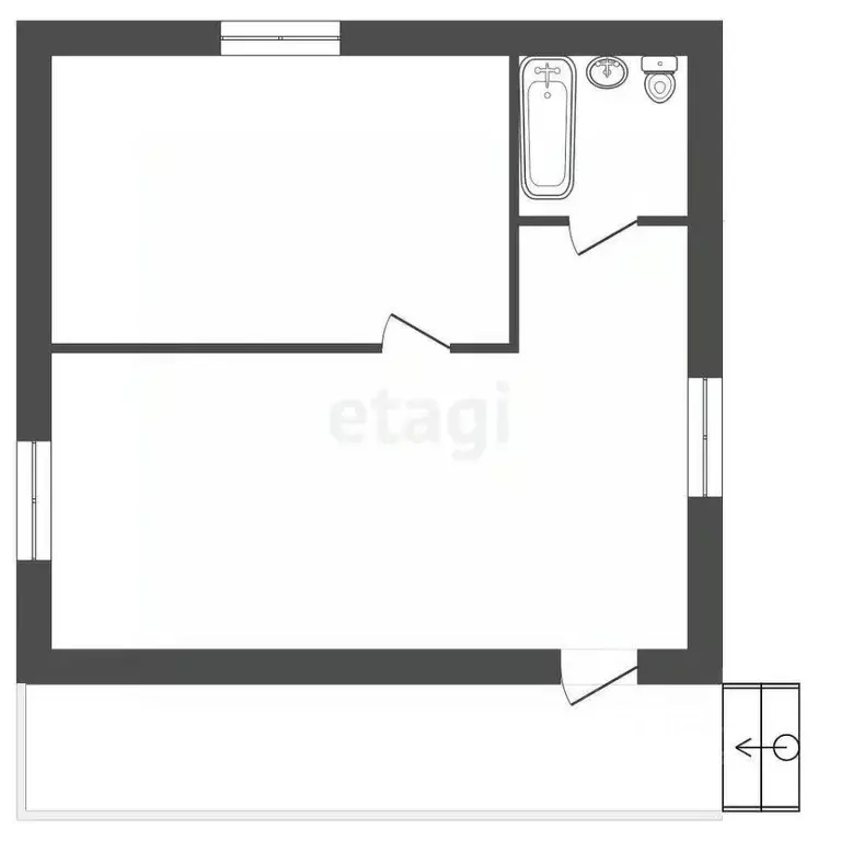 Дом в Ростовская область, Аксайский район, Рассветовское с/пос, пос. ... - Фото 2