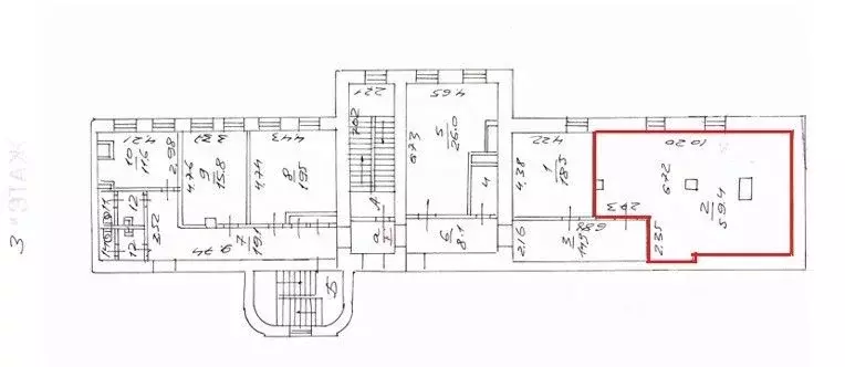 Офис в Москва ул. Большая Полянка, 23 (59 м) - Фото 2