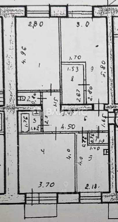 3-к кв. Бурятия, Улан-Удэ Комсомольская ул., 4 (67.5 м) - Фото 2