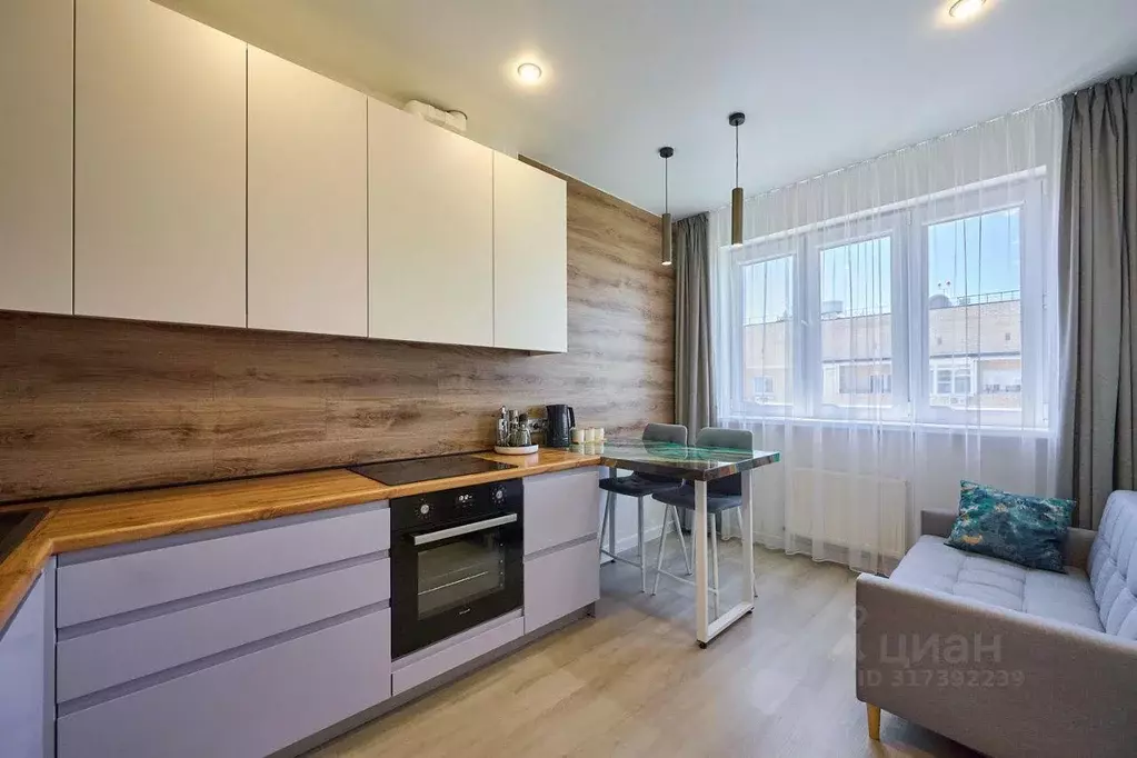 Квартира, 1 комната, 39.6 м - Фото 1