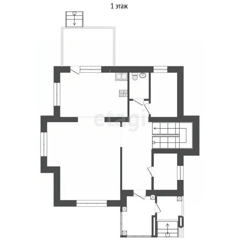 Дом в Тюменская область, Тюменский муниципальный округ, с. Гусево ул. ... - Фото 2