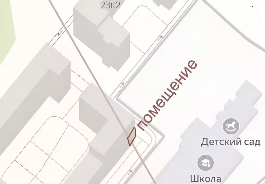 Помещение свободного назначения в Москва бул. Скандинавский, 23к1 (74 ... - Фото 1