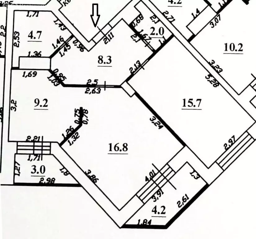 2-комнатная квартира: Дубна, Тверская улица, 28 (57 м) - Фото 1