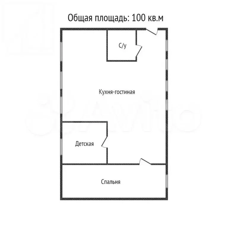 3-к. квартира, 100 м, 4/8 эт. - Фото 0