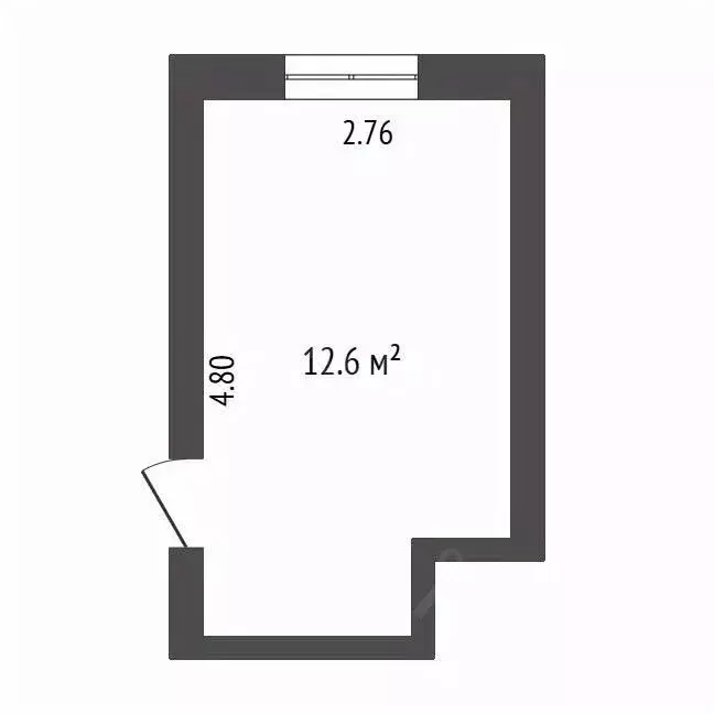 Комната Калужская область, Калуга ул. Кутузова, 31к2 (12.6 м) - Фото 1