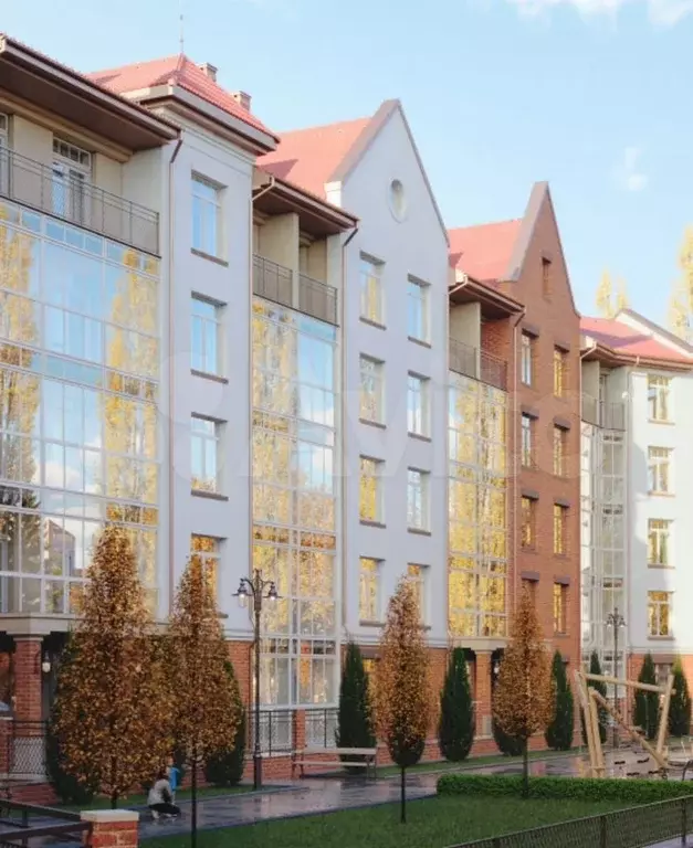 Апартаменты-студия, 42,8 м, 1/5 эт. - Фото 0