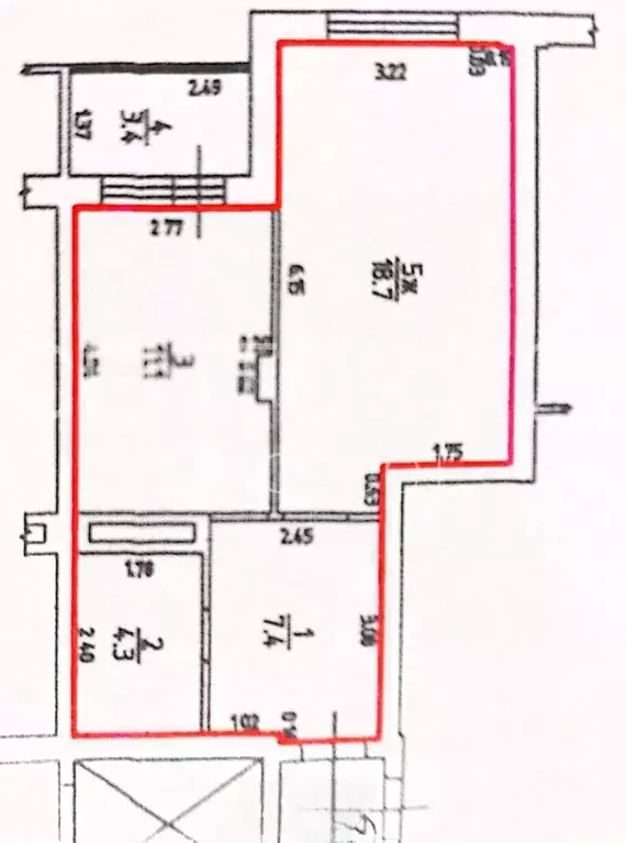 1-к кв. Калининградская область, Калининград Елизаветинская ул., 9 ... - Фото 2