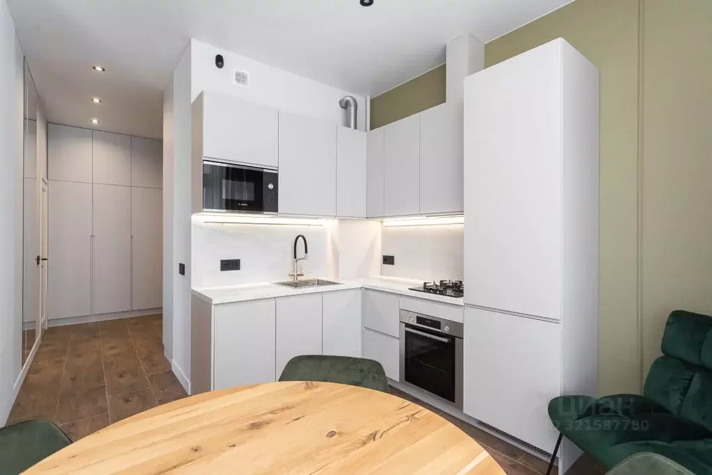 1-к кв. Калининградская область, Зеленоградск ул. Гагарина, 87 (52.8 ... - Фото 2