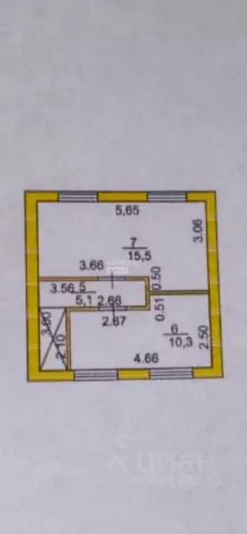 Дом в Марий Эл, Медведевский район, Кузнецовское с/пос, д. Ким ул. ... - Фото 2