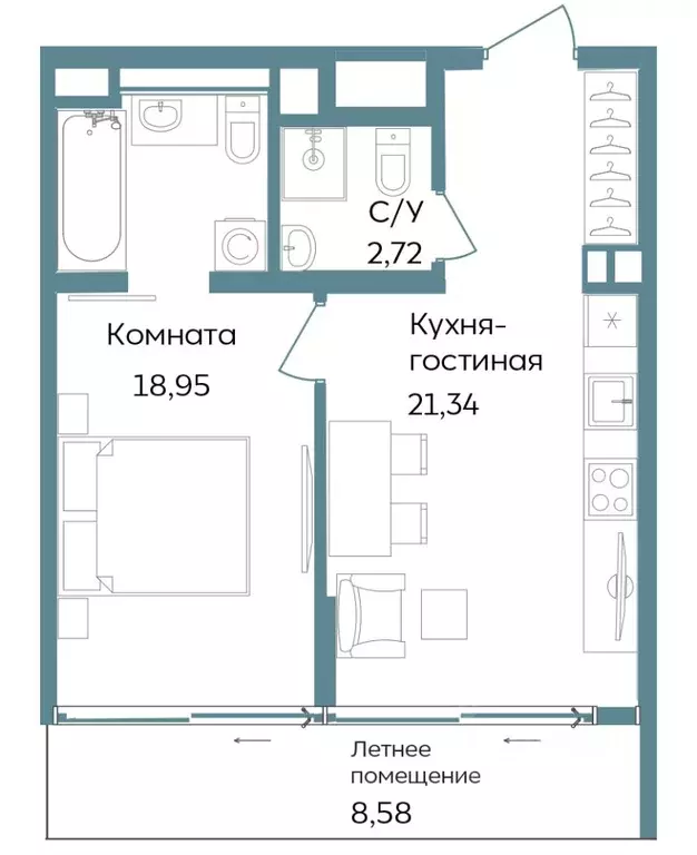 2-к кв. Крым, Саки ул. Морская (51.59 м) - Фото 0