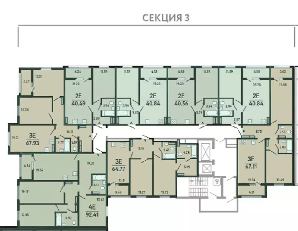 2-к кв. Курская область, Курск Курского завода тракторных запчастей ... - Фото 2