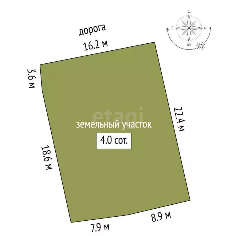 Участок в Коломна, Кооперативная улица (4 м) - Фото 0
