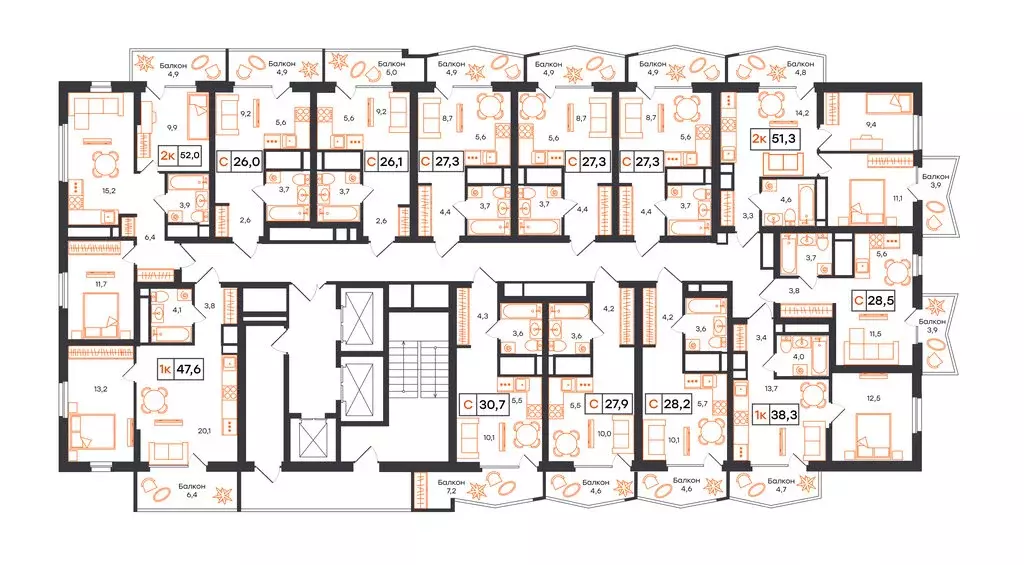 Квартира-студия: Екатеринбург, улица Патриса Лумумбы, 54 (30.7 м) - Фото 2