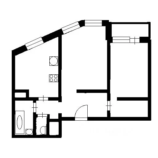 2-к кв. Нижегородская область, Нижний Новгород ул. Богдановича, 4 ... - Фото 2