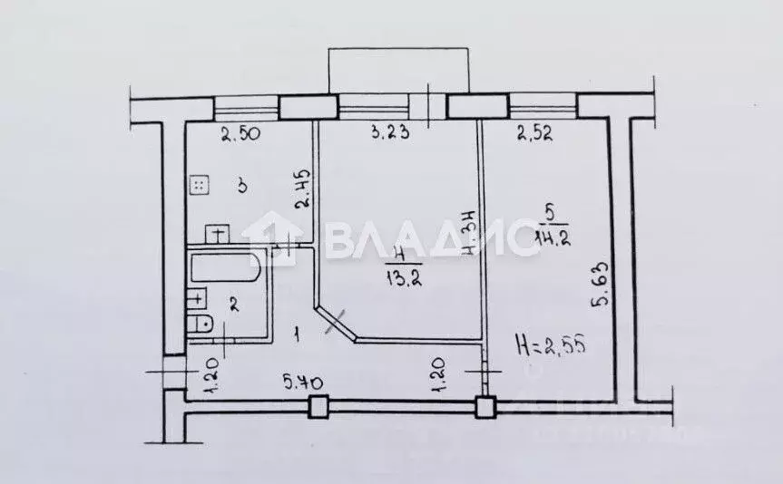 2-к кв. Волгоградская область, Волгоград просп. Имени В.И. Ленина, 177 ... - Фото 2