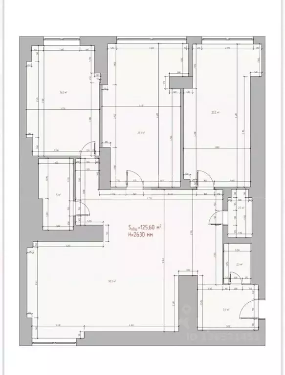 4-к кв. Башкортостан, Уфа Коммунистическая ул., 78 (117.3 м) - Фото 2