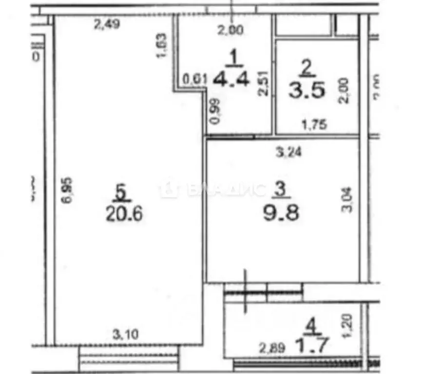 1-к кв. Москва Тагильская ул., 4А (38.8 м) - Фото 1