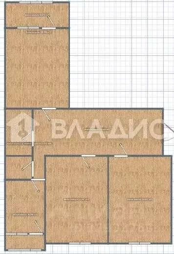3-к кв. Пензенская область, Пенза ул. Антонова, 25 (62.3 м) - Фото 1