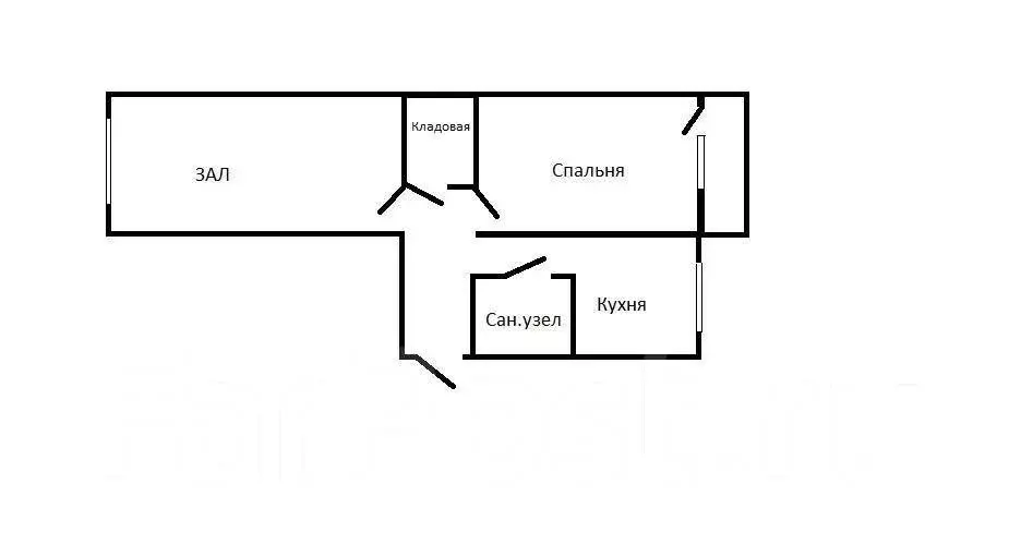 2-комнатная квартира: Артём, Херсонская улица, 9 (47 м) - Фото 1