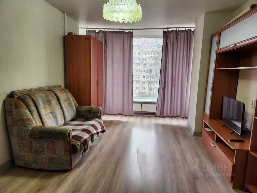 1-к кв. Санкт-Петербург ул. Кораблестроителей, 19К1 (34.0 м) - Фото 1