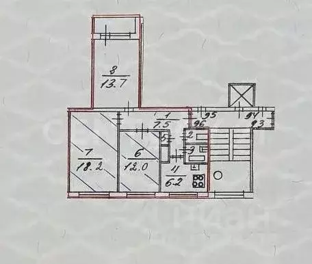 Комната Санкт-Петербург ул. Ивана Фомина, 5К1 (18.2 м) - Фото 1