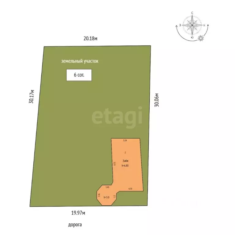 Дом в Ростовская область, Ростов-на-Дону 1-й Профессиональный пер. (85 ... - Фото 1