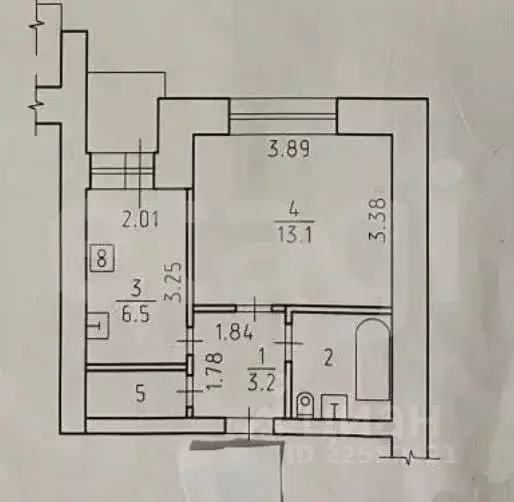 1-к кв. Удмуртия, Ижевск ул. Степана Разина, 54 (29.0 м) - Фото 2