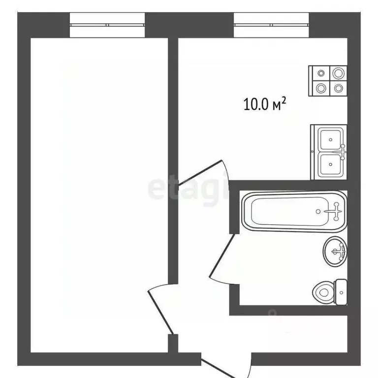 1-к кв. Ставропольский край, Пятигорск ул. 295-й Стрелковой Дивизии ... - Фото 2