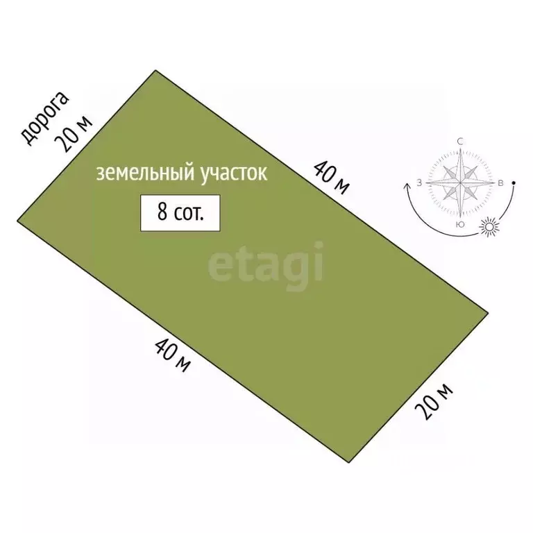 Участок в Москва Брехово хут., 59 (8.0 сот.) - Фото 2