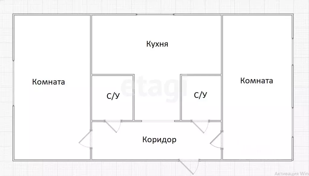 2-к кв. Приморский край, Владивосток ул. Адмирала Фокина, 23 (51.1 м) - Фото 1