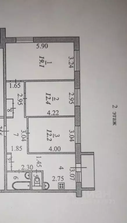 3-к кв. Иркутская область, Иркутск ул. Розы Люксембург, 293 (70.0 м) - Фото 0