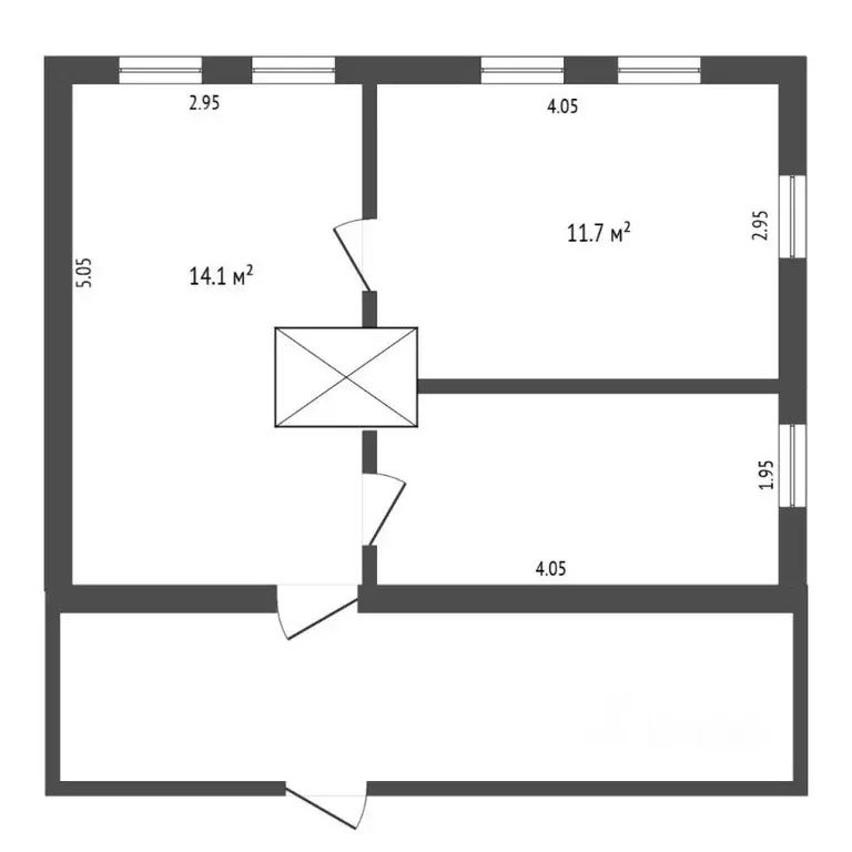Коттедж, 33.6 м - Фото 1