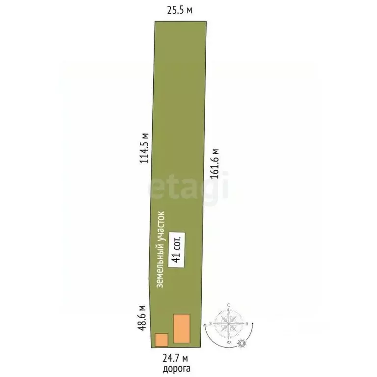 Дом в Марий Эл, Оршанский район, Марковское с/пос, д. Новинск ул. ... - Фото 1