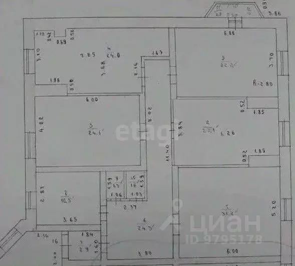 4-к кв. Татарстан, Казань ул. Николая Ершова, 49в (168.6 м) - Фото 2