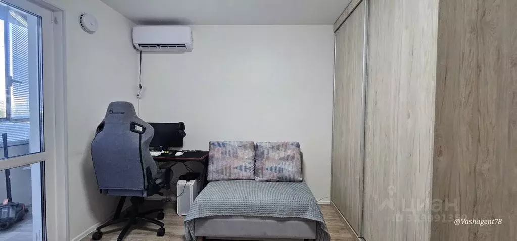 Студия Санкт-Петербург наб. Реки Каменки, 25 (19.5 м) - Фото 1