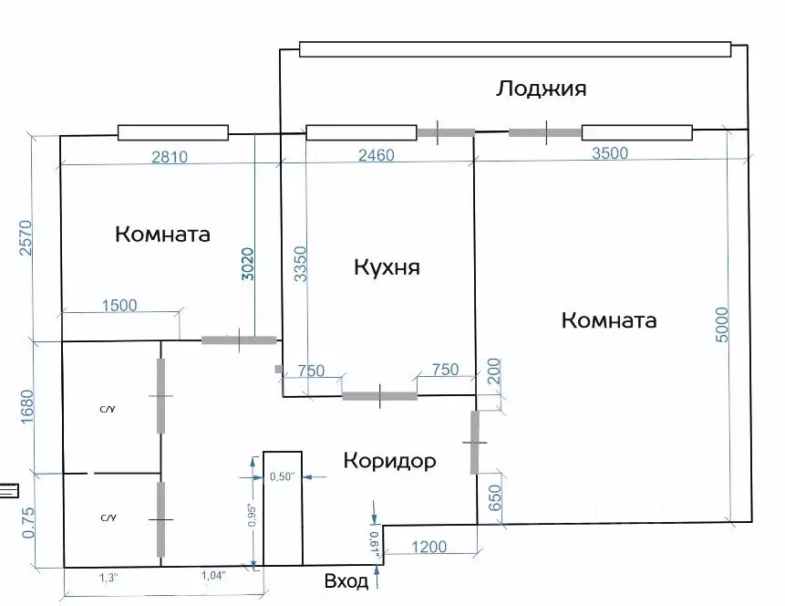 2-к кв. Московская область, Красногорск городской округ, Нахабино пгт ... - Фото 1