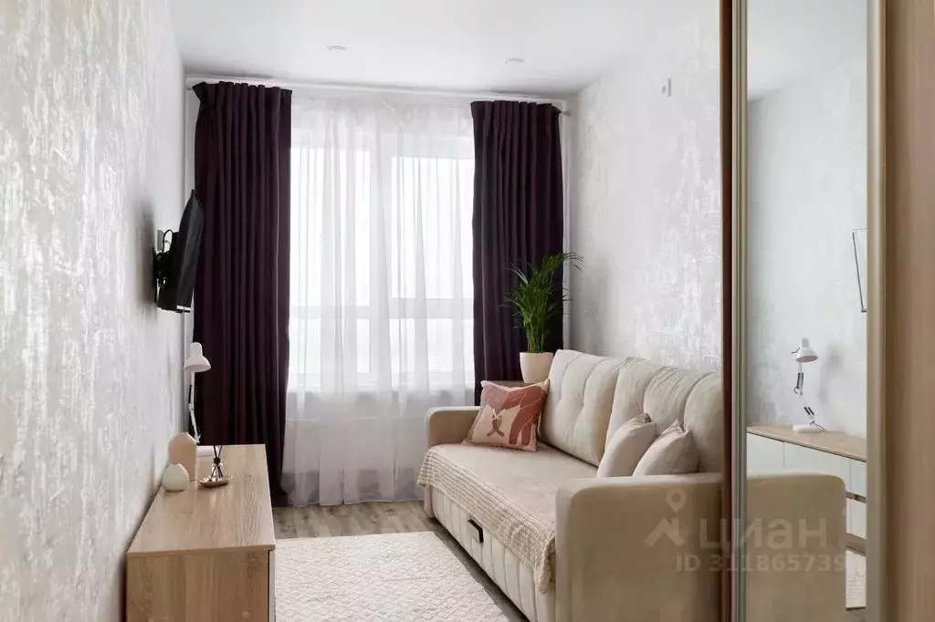 1-к кв. Татарстан, Казань ул. Братьев Батталовых, 20Ак2 (36.0 м) - Фото 1