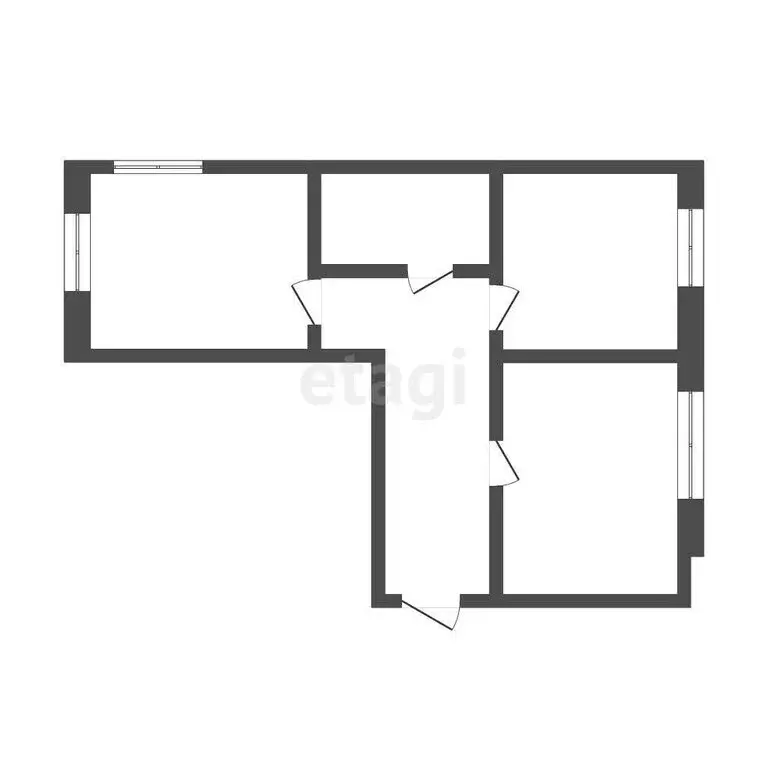 3-комнатная квартира: Иркутск, улица Желябова, 3 (84.8 м) - Фото 1