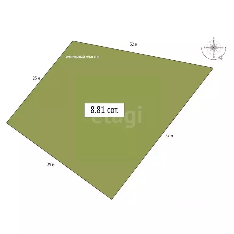 Участок в Алтай, Горно-Алтайск Рябиновая ул. (8.81 сот.) - Фото 2