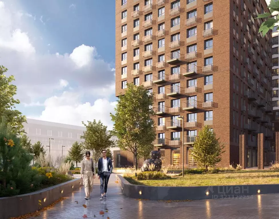 1-к кв. Башкортостан, Уфа Бионика Парк жилой комплекс, 3 (39.0 м) - Фото 2