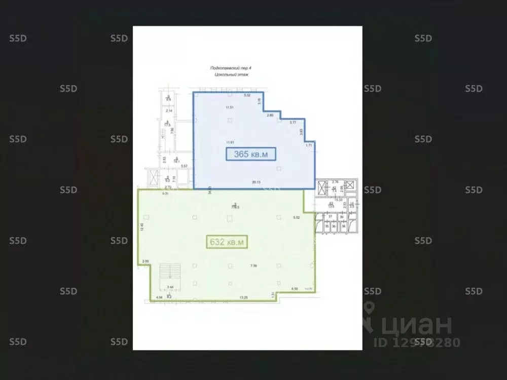 Помещение свободного назначения в Москва Подкопаевский пер., 4 (646 м) - Фото 2