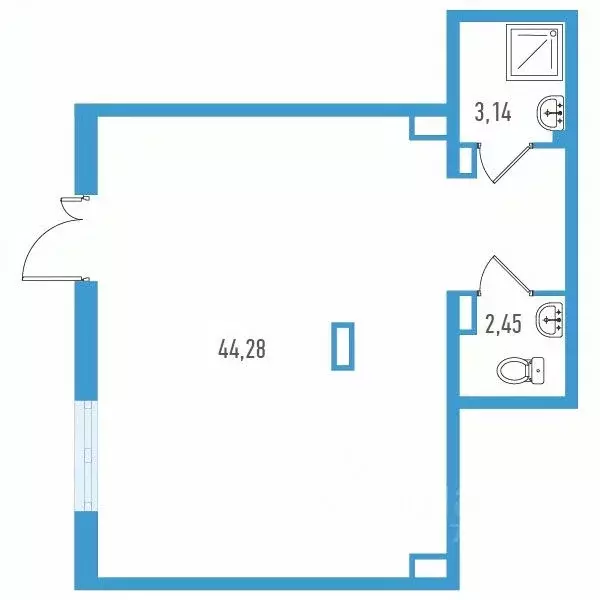 Помещение свободного назначения в Санкт-Петербург пос. Шушары, просп. ... - Фото 2